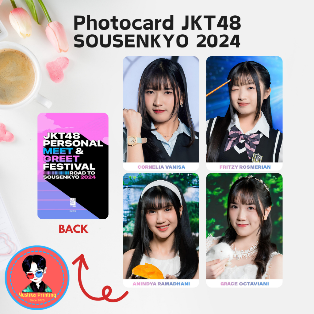 (SATUAN) UNOFFICIAL Premium Photocard JKT48 SSK Sousenkyo 2024 - FREE INNER SLEEVE