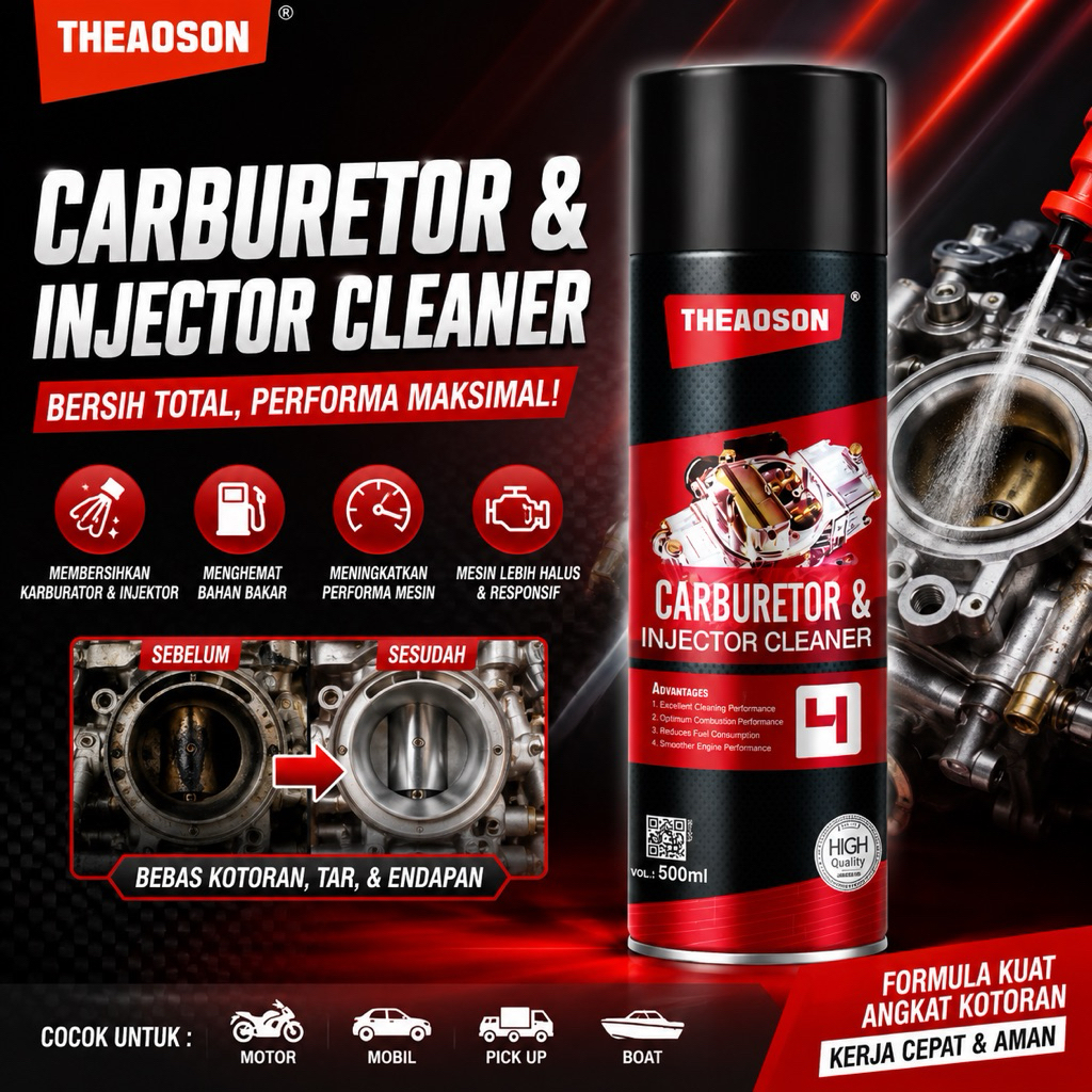 Carburator Cleaner Pembersih karburator Karbu Cleaner Carburator Cleaner dan Injector Cleaner
