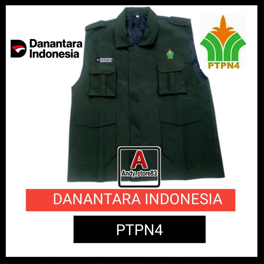 rompi PTPN4 DANANTARA/seragam rompi PTPN4