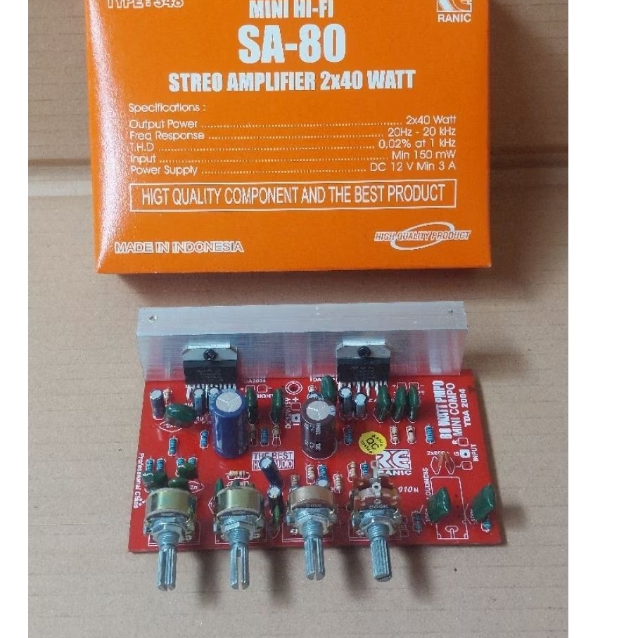 Kit power amplifier tda2004 tda2005 ( 348 )