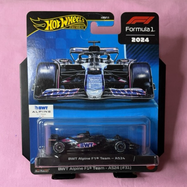 HOT WHEELS PREMIUM F1 BWT ALPINE TEAM A524 [#31]