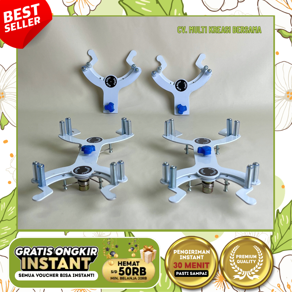 KLEM BURET DOUBLE & SINGLE | PENJEPIT BURET BESI | BURET CLAMP LABORATORIUM | PENJEPIT BURET STATIF 