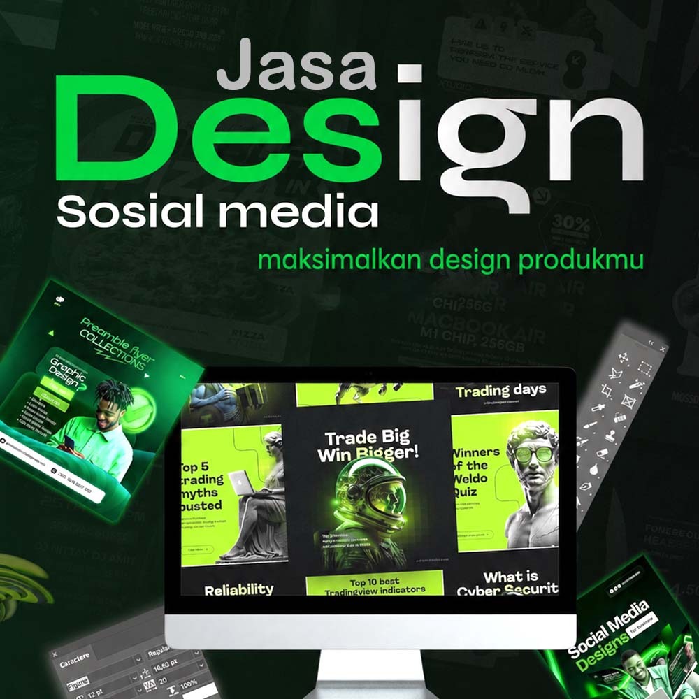 Jasa Desain Feed Instagram Estetik | Auto Laris & Siap Posting