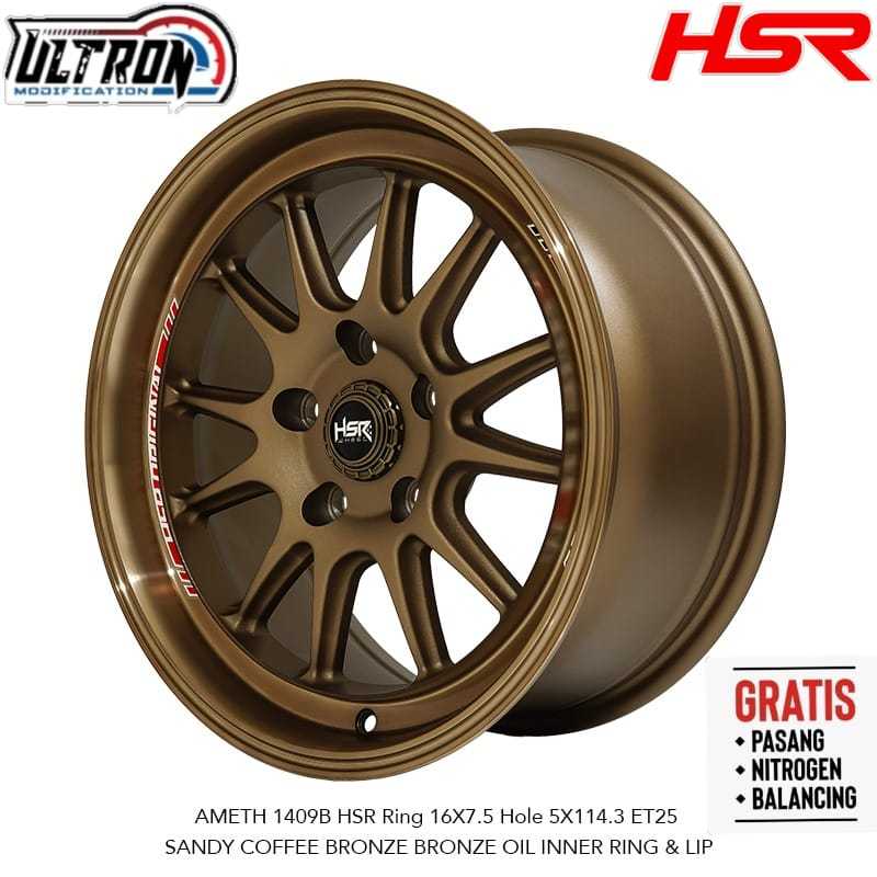 VELG R16 TERIOS RUSH INNOVA ERTIGA RING 16 PELEK HSR AMETH