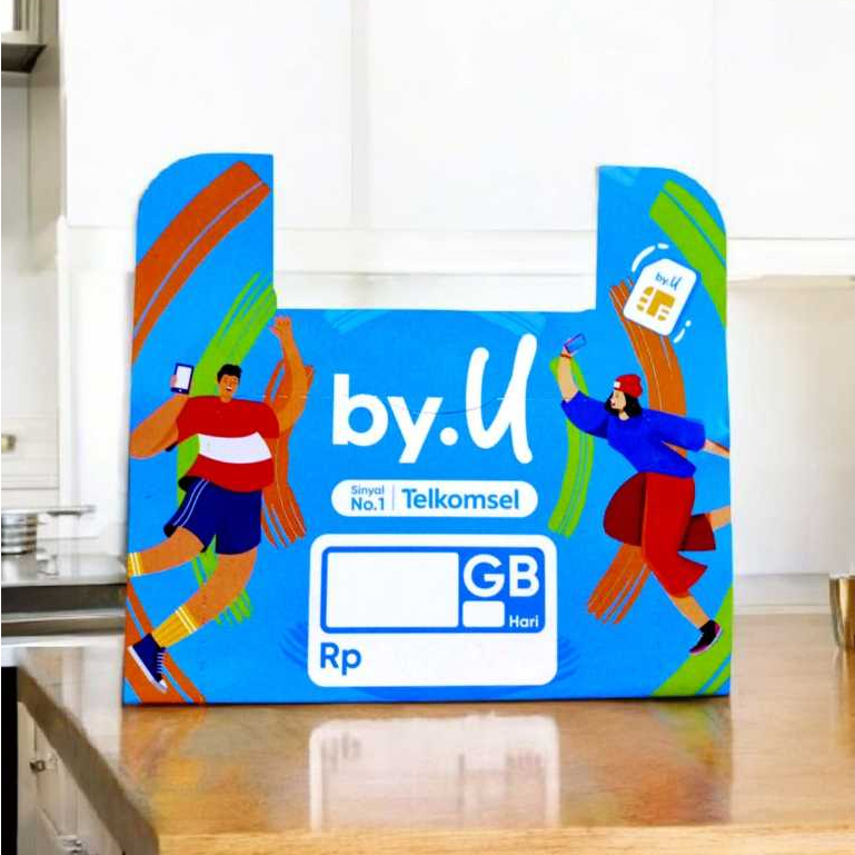 KARTU PERDANA TELKOMSEL BYU 2.5GB ECER