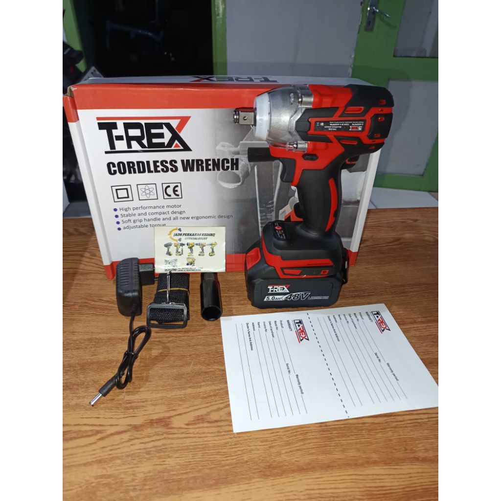 Bor baterai impact wrench Trex dan Gimpet