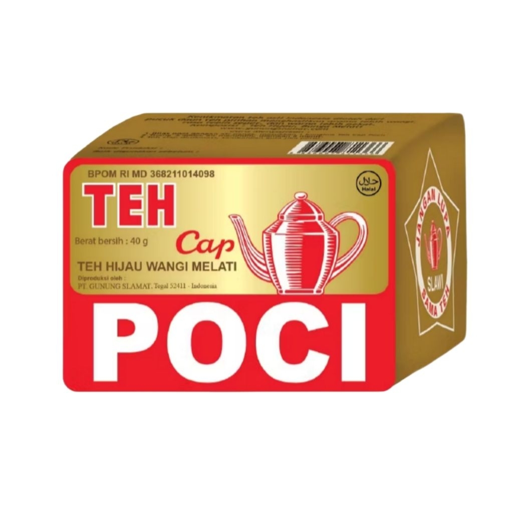Teh poci gold 40g teh tubruk cap poci