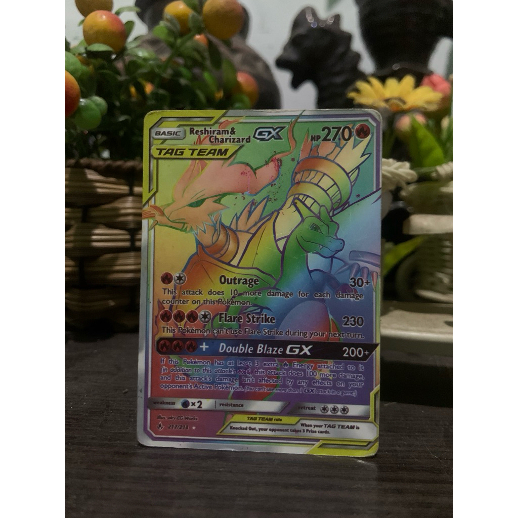 RESHIRAM & CHARIZARD RARE RAINBOW