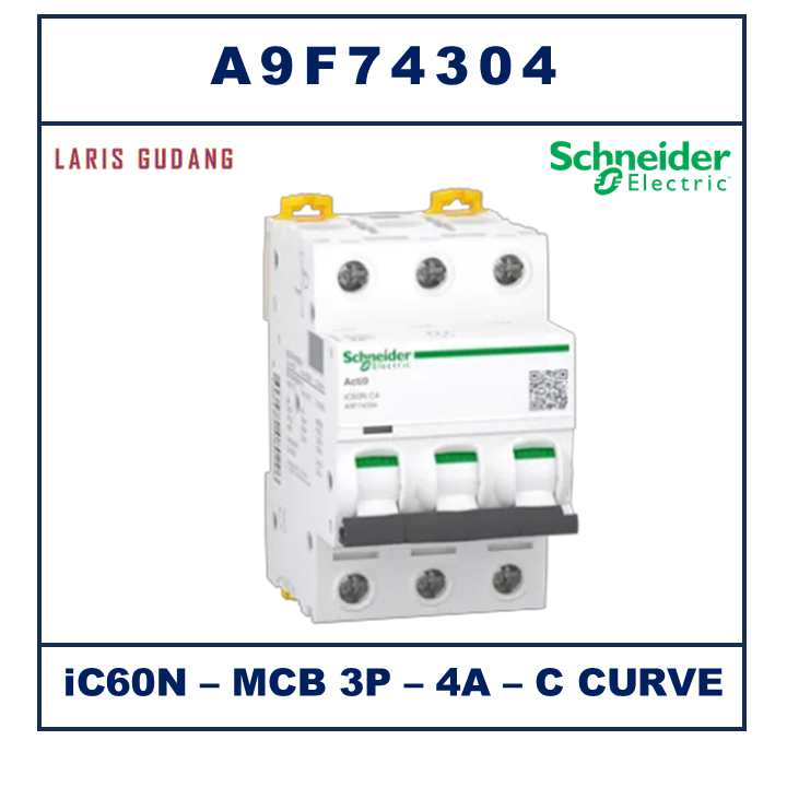 MCB Schneider Electric - ORIGINAL - Ready Stock, Pengaman Panel Listrik Industri & PLN