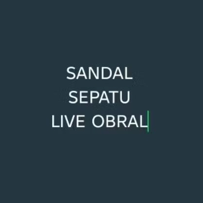 obral sandal sepatu live lelang