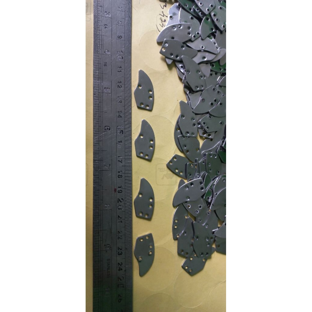plat HS bahan utk pembuatan umpan vibra 10pcs