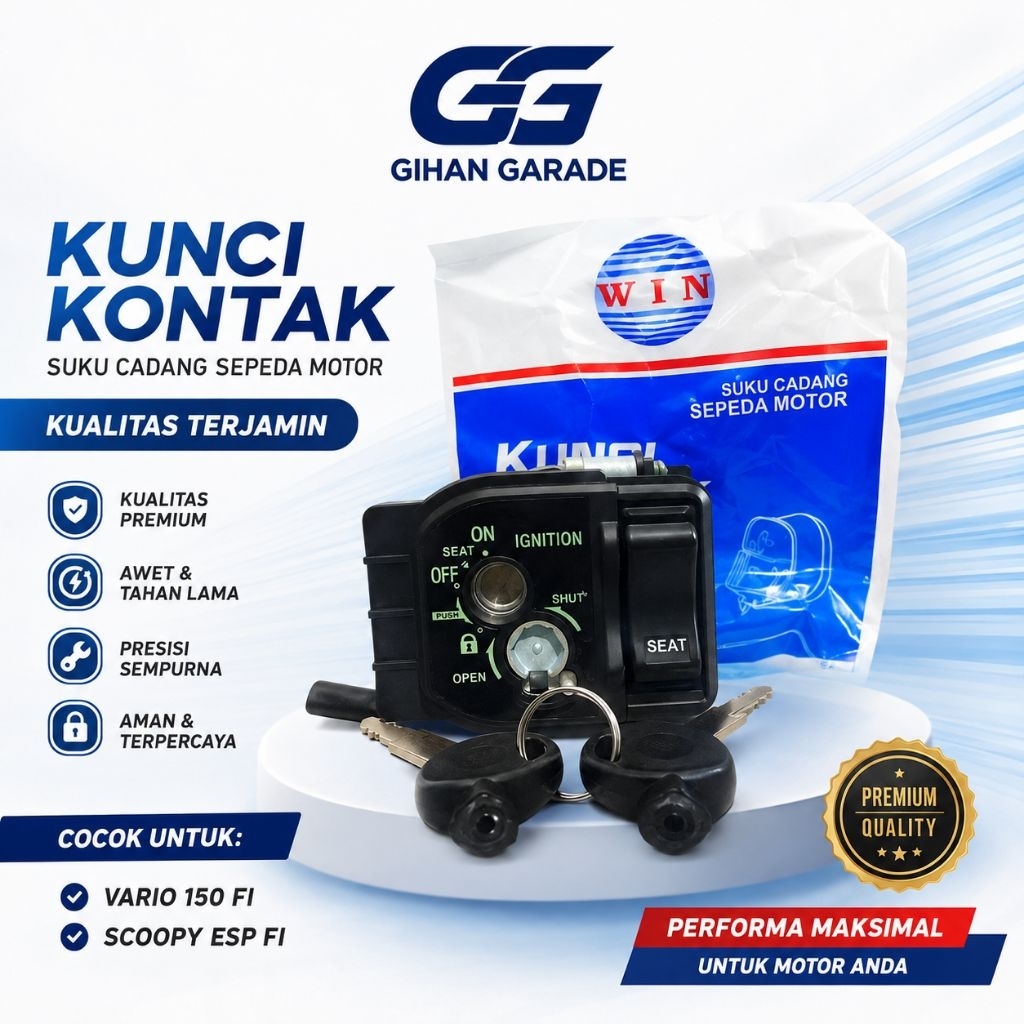 KUNCI KONTAK VARIO 150 FI /SCOOPY ESP FI WIN PRODUK.