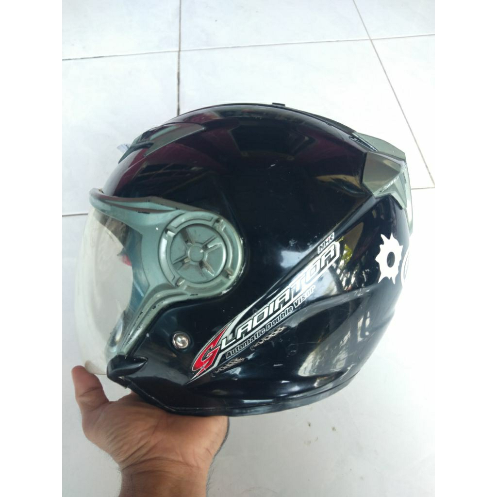 Helm NHK half face bekas murah original