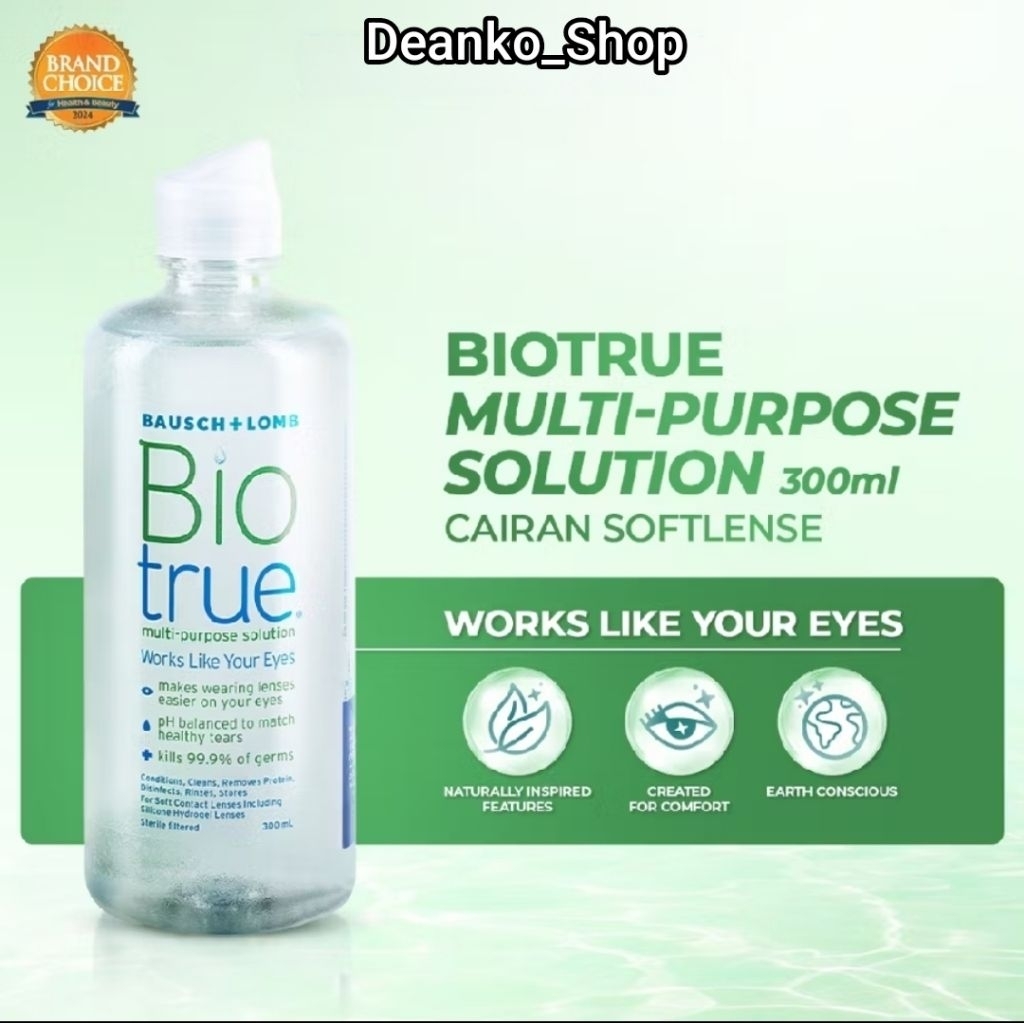BIOTRUE Bausch & Lomb Biotrue Multi-Purpose Solution 300 ml