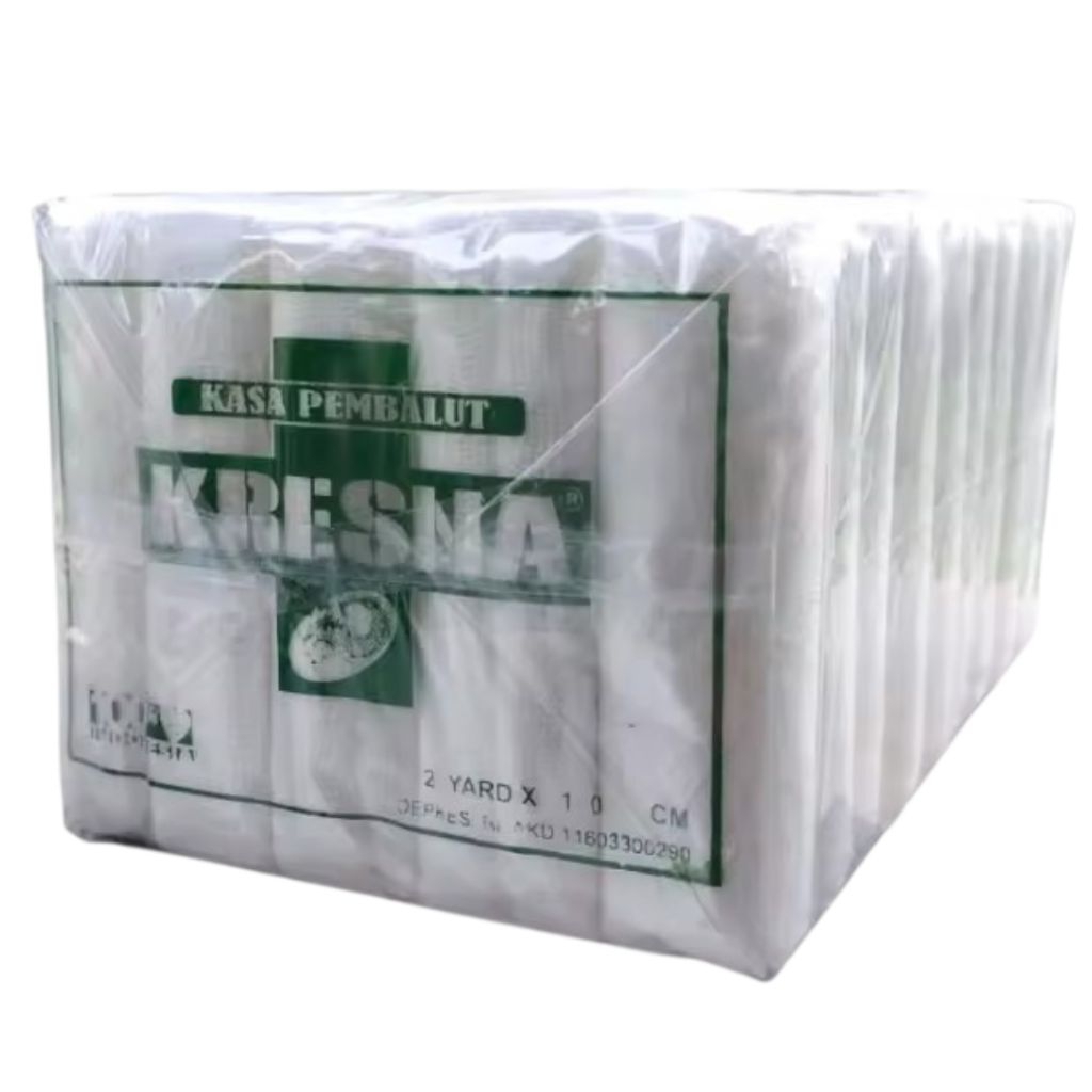 kasa perban gulung luka lembut putih.1ball.isi5.pck.total.isi50.pcs berkualitas lembut
