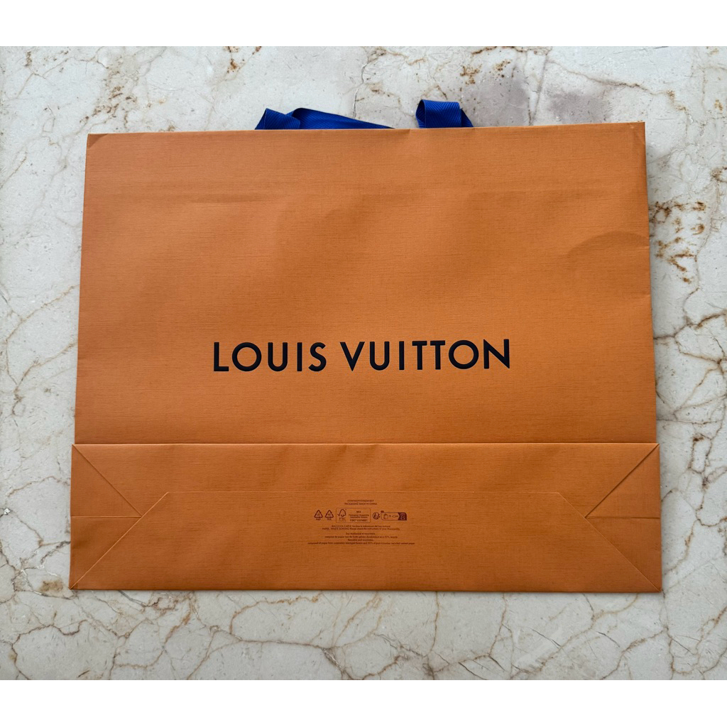 Paper bag LV authentic size 48x39x12 cm