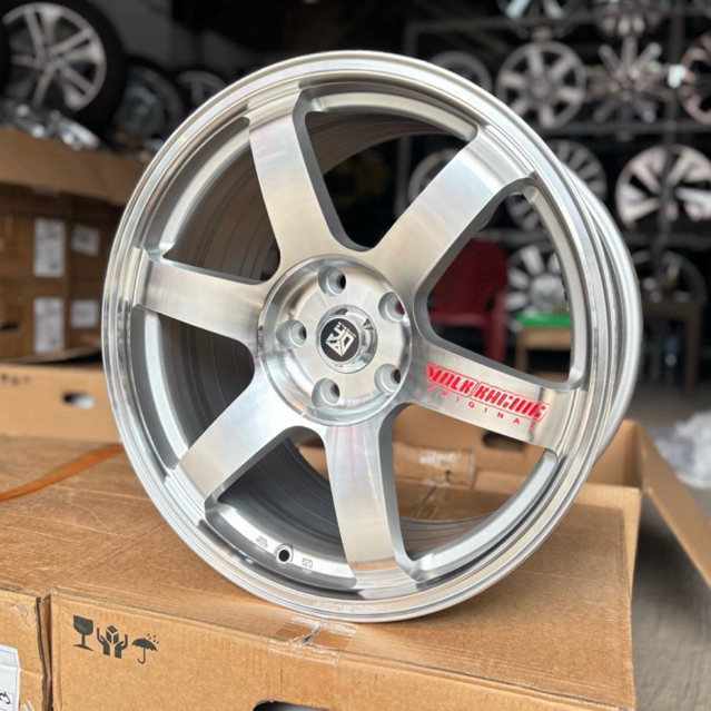 Velg TE37 Ring 18 Pcd 5x114,3 Silver Machine