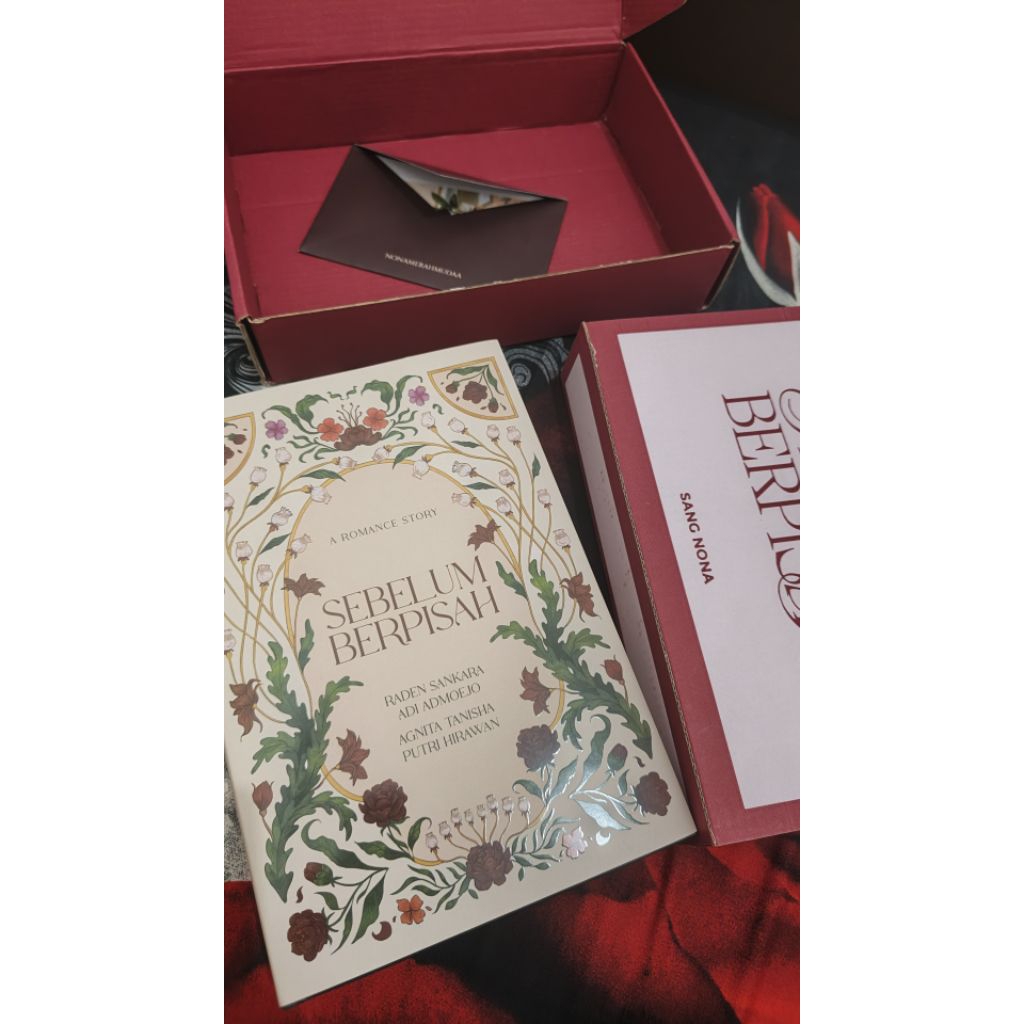 preloved Novel Sebelum Berpisah - Nonamerahmuda - Hard Cover