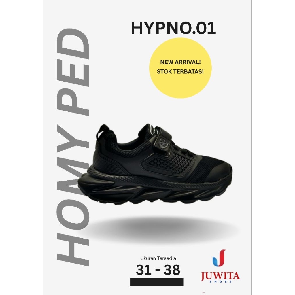 HOMYPED sepatu sekolah anak cewek cowok (unisex) hypno.01