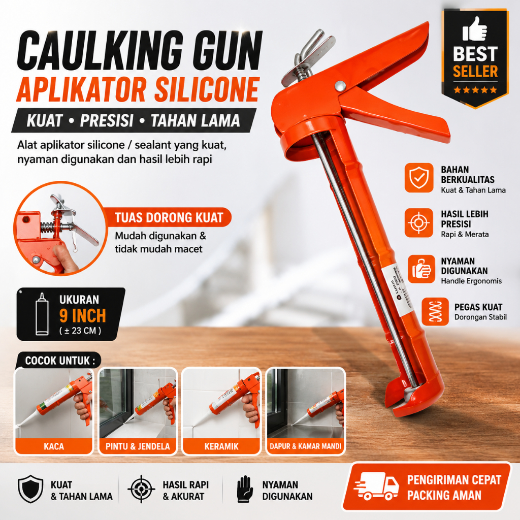 Pistol tembak lem silikon