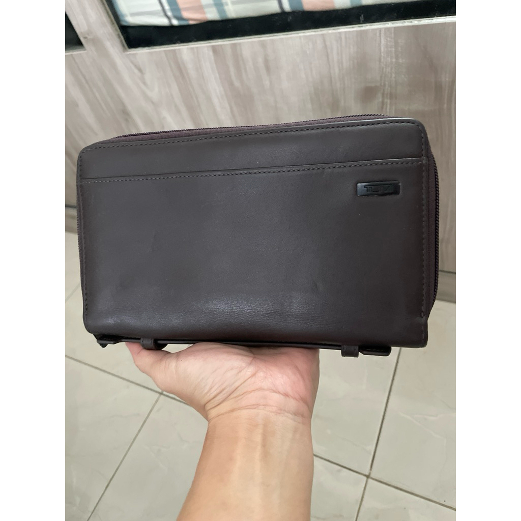 TUMI clutch bag pria ORI - NEW