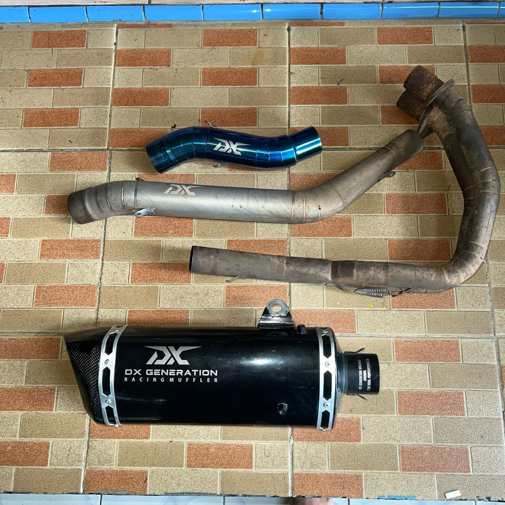 Knalpot DX Generation RVR Long Black Inlet 51 CBR250RR