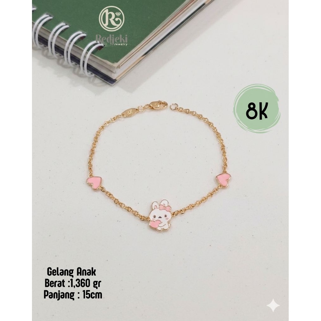 Redjeki Gelang Emas Anak 8K