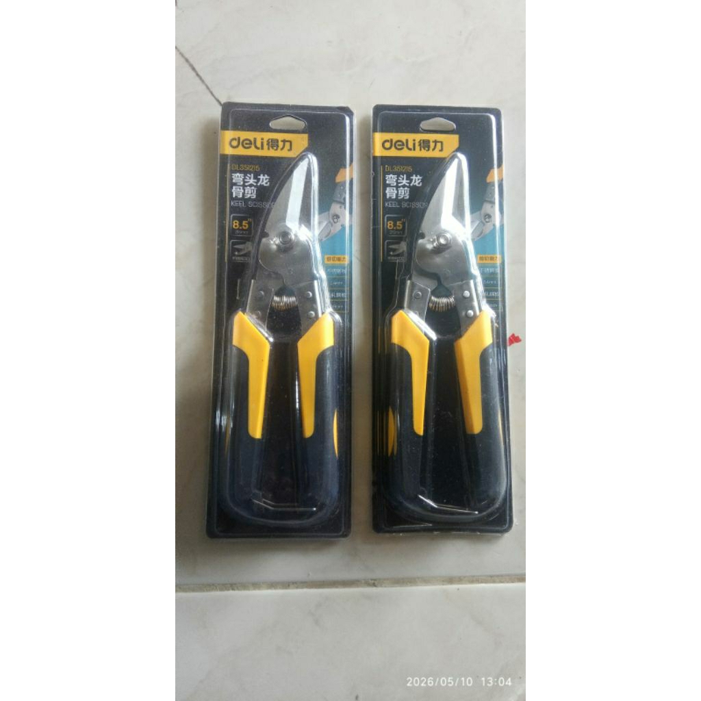 gunting seng / spandex merk DELI 8.5 inch