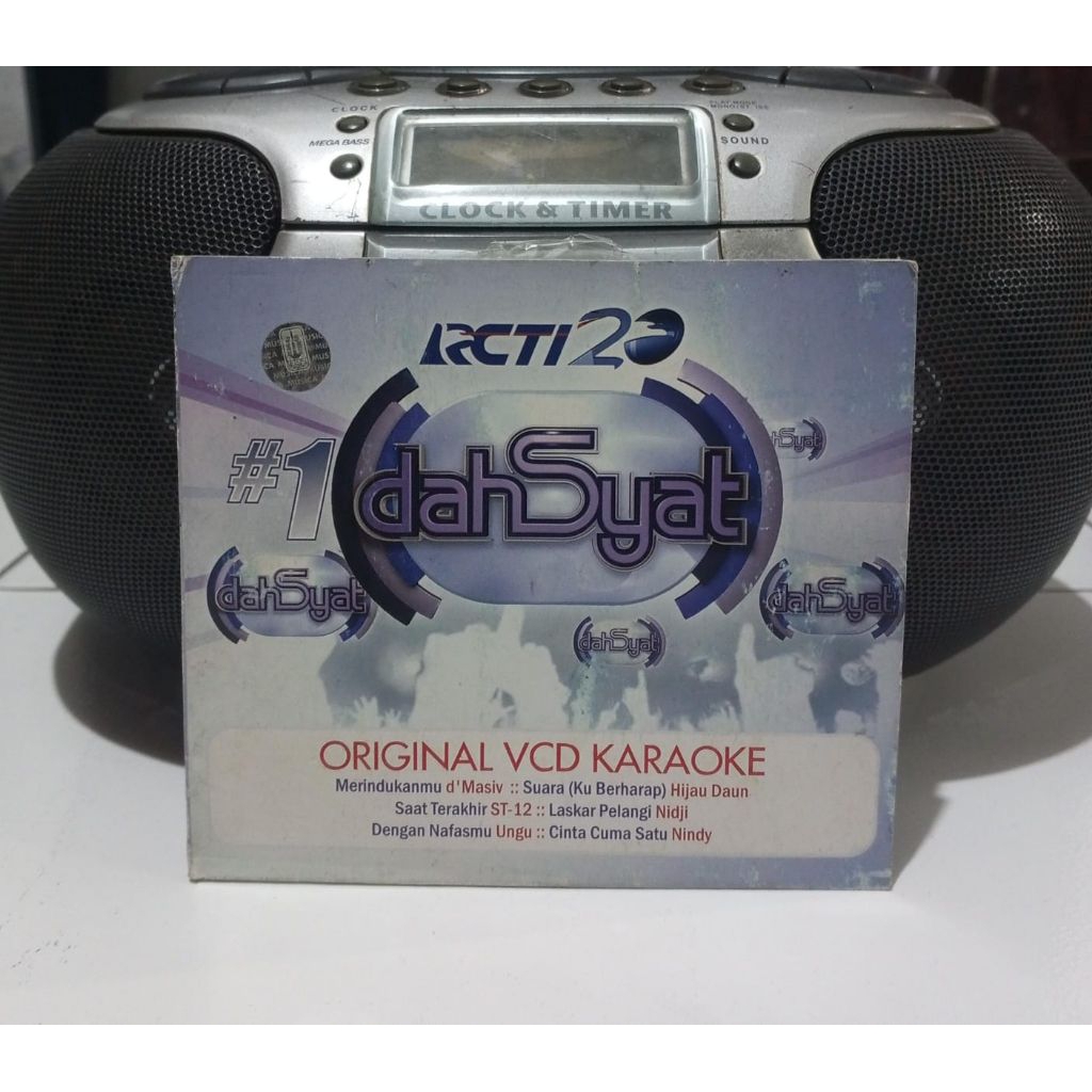 Kaset CD Dahsyat - RCTI - Dmasiv - Kotak - ST 12 - Geisha - Vierra - Sherina - Ungu - Anang