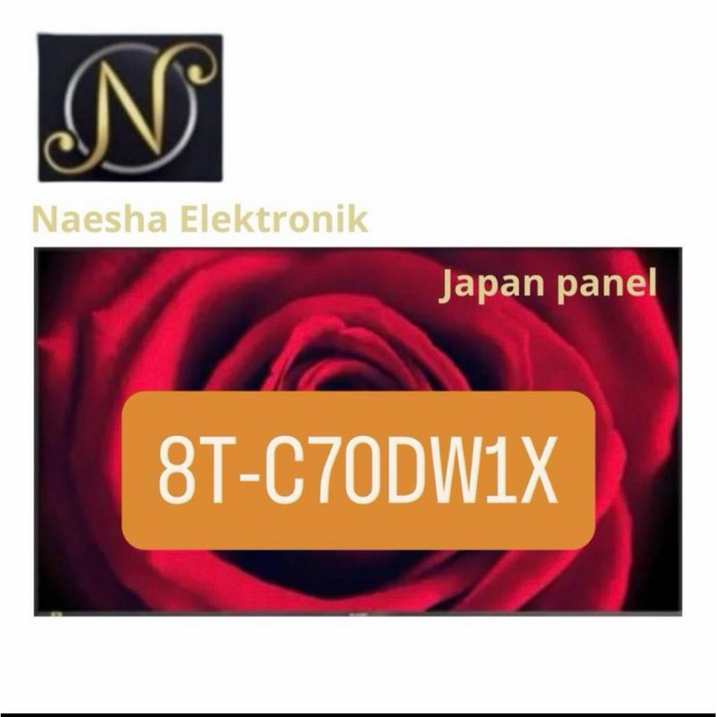Sharp 8T-C70DW1X Smart Android TV 8K UHD 70inch Japan Panel