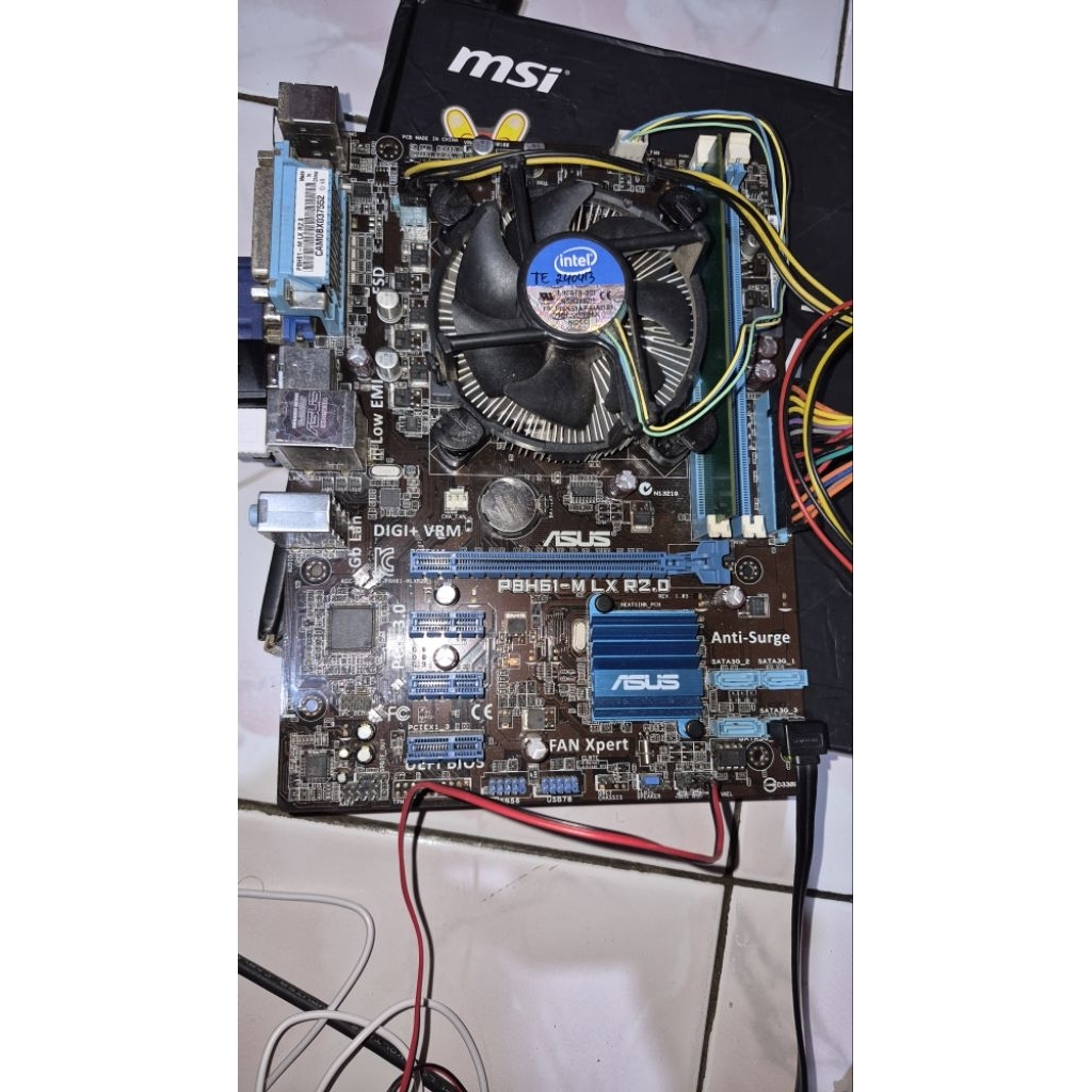 Asus PB H61 Paketan Mobo Processor