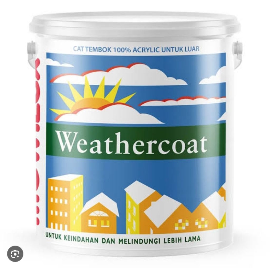 Cat Mowilex Weathercoat W-1501 Putih Tinting