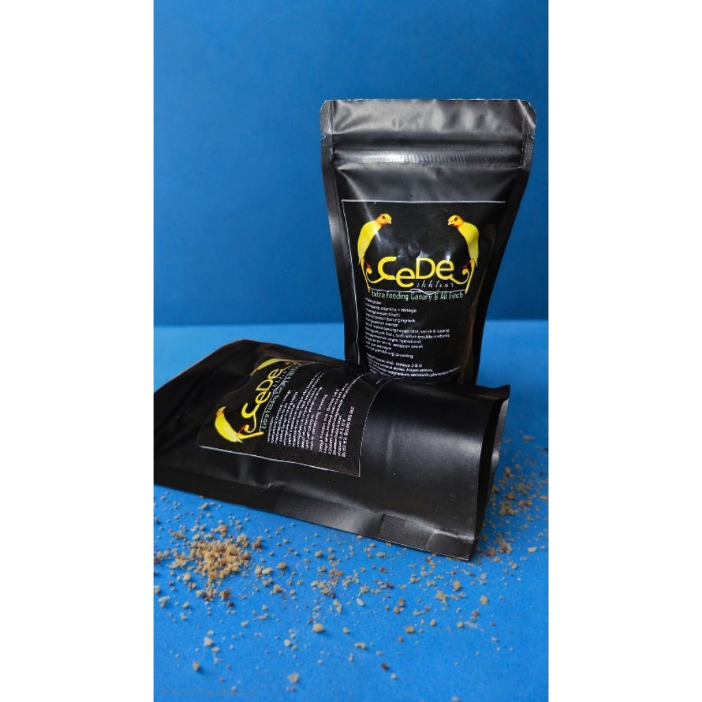 CeDe Extra Fooding Kenari & Finch – 220 Gram | Pakan Premium Burung Harian