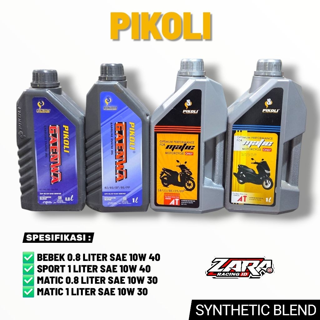 OLI PIKOLI RACING OLI RACING PIKOLI OLI GAENWA USA BEBEK MATIC SPORT