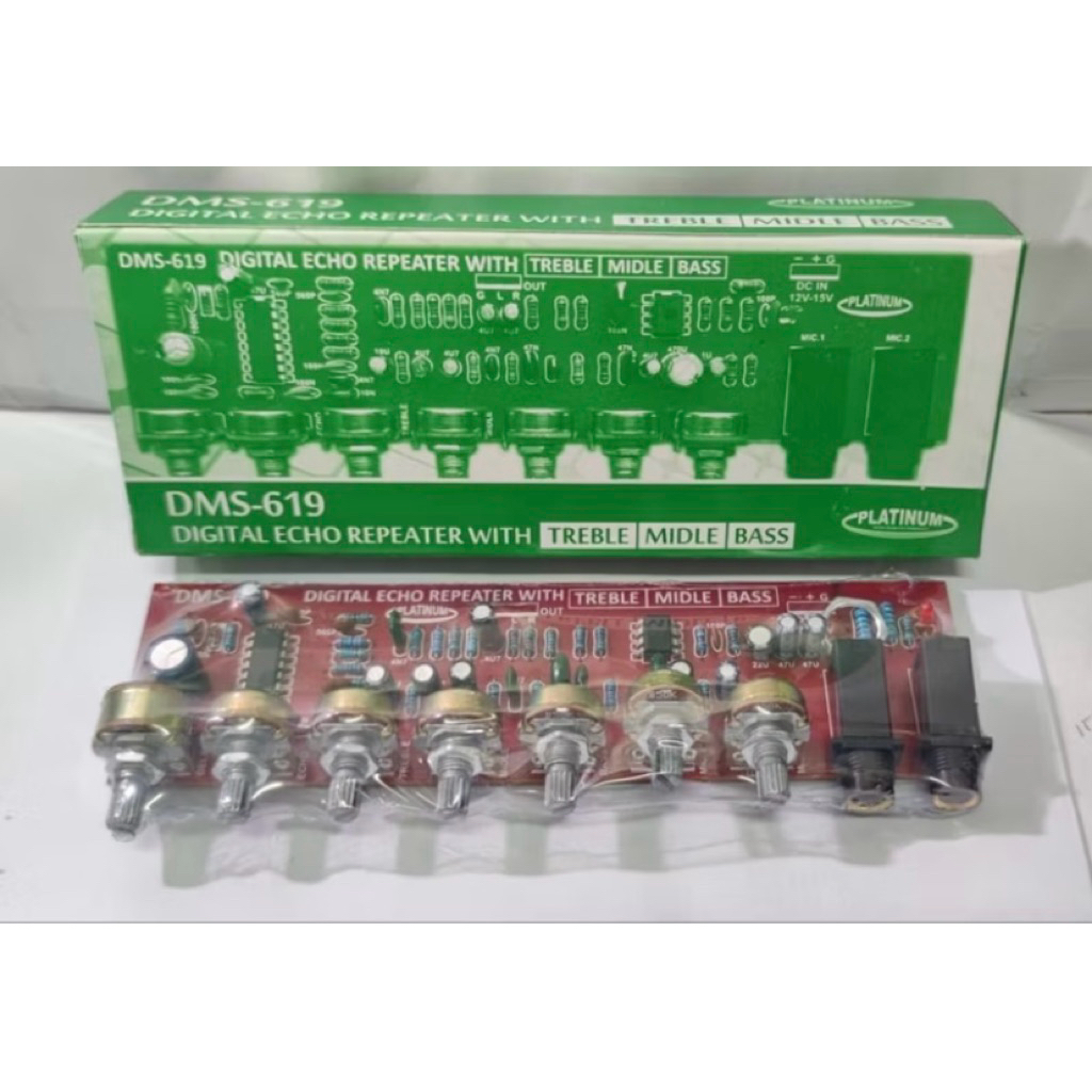 PLATINUM DMS-619  KIT DIGITAL ECHO REPEATER WITH TONE CONTROL
