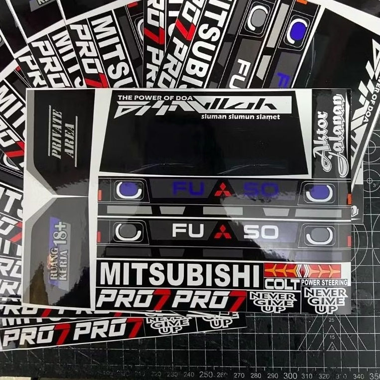 Sticker Miniatur L300 Fuso