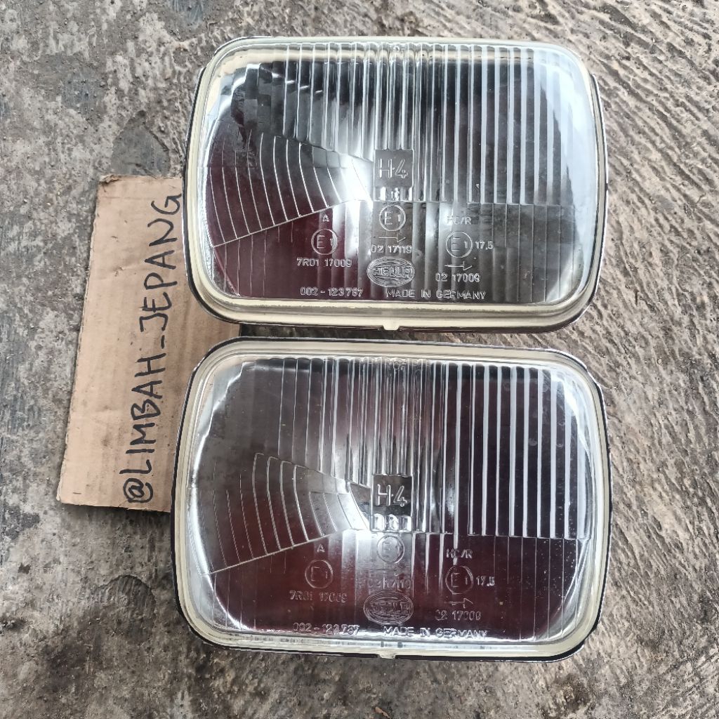 Headlamp hella kotak H4 landcruiser WRANGLER Cherokee taft jeep yj made in germany original second
