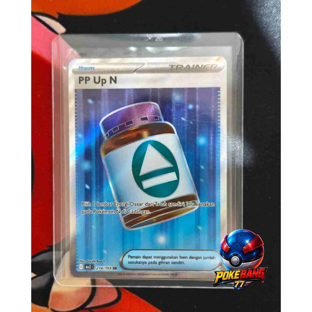Kartu Pokemon PP Up N Pokemon Card Ori Indo