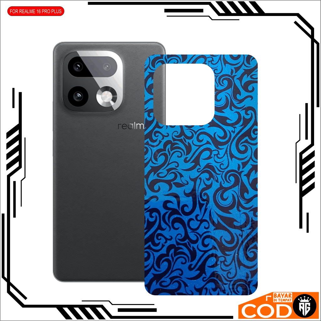 PROMO Graskin Carbon REALME 16 PRO PLUS Terbaru Anti Jamur Pelindung Belakangan HP