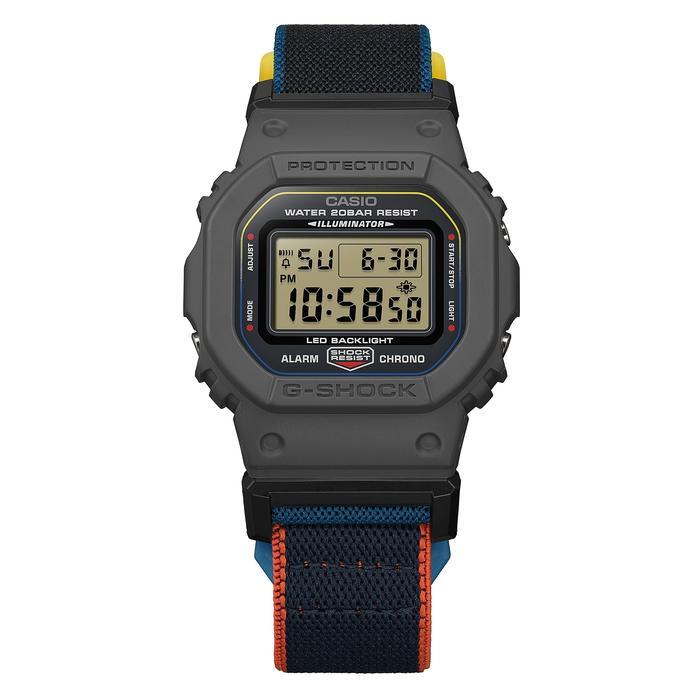 Casio G-Shock DW-5600MNC-8A2DR Jam Tangan Pria Digital Kanvas Gshock Original