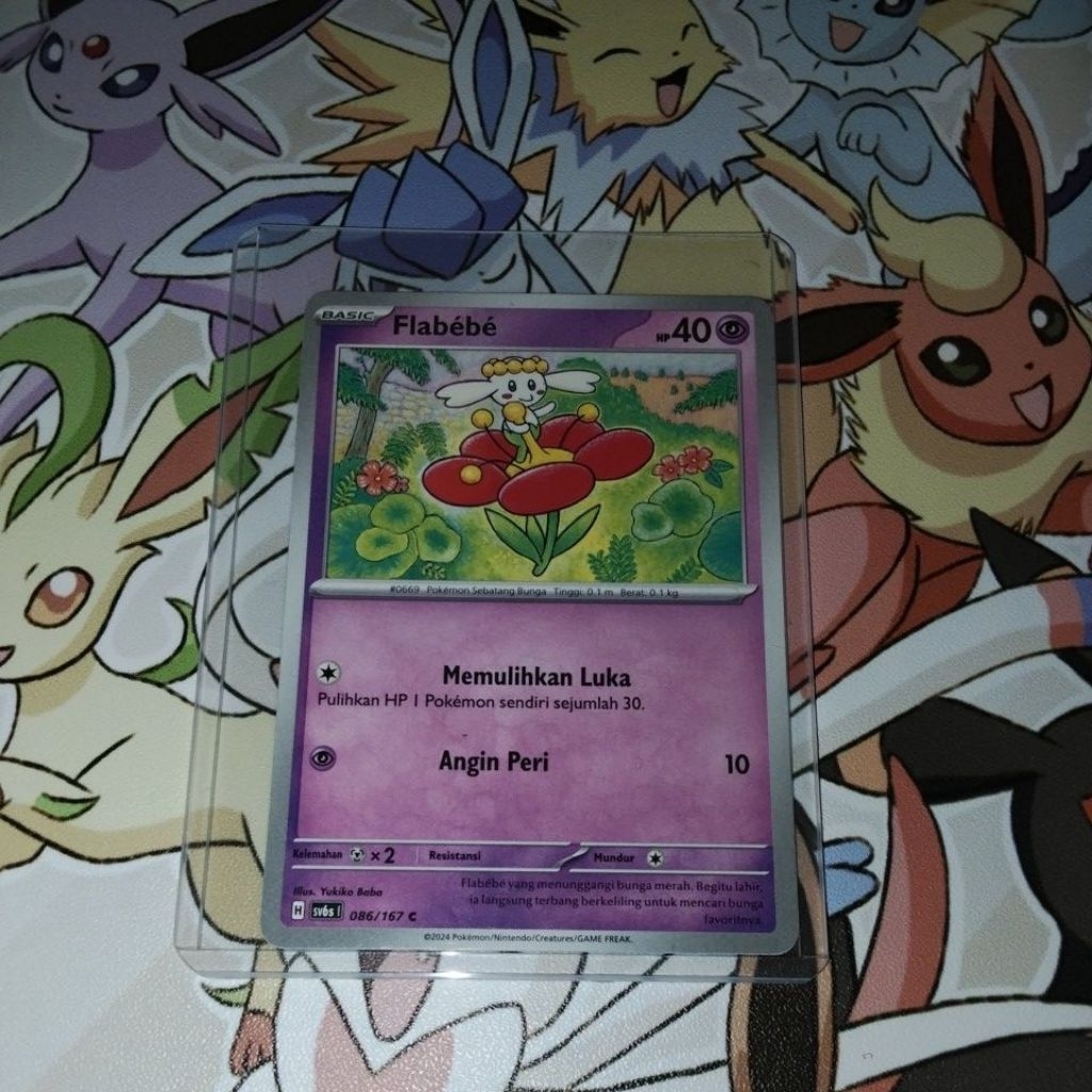 TCG Pokemon Flabebe 086/167 Topeng Transfigurasi Illus Yukiko Baba 2024