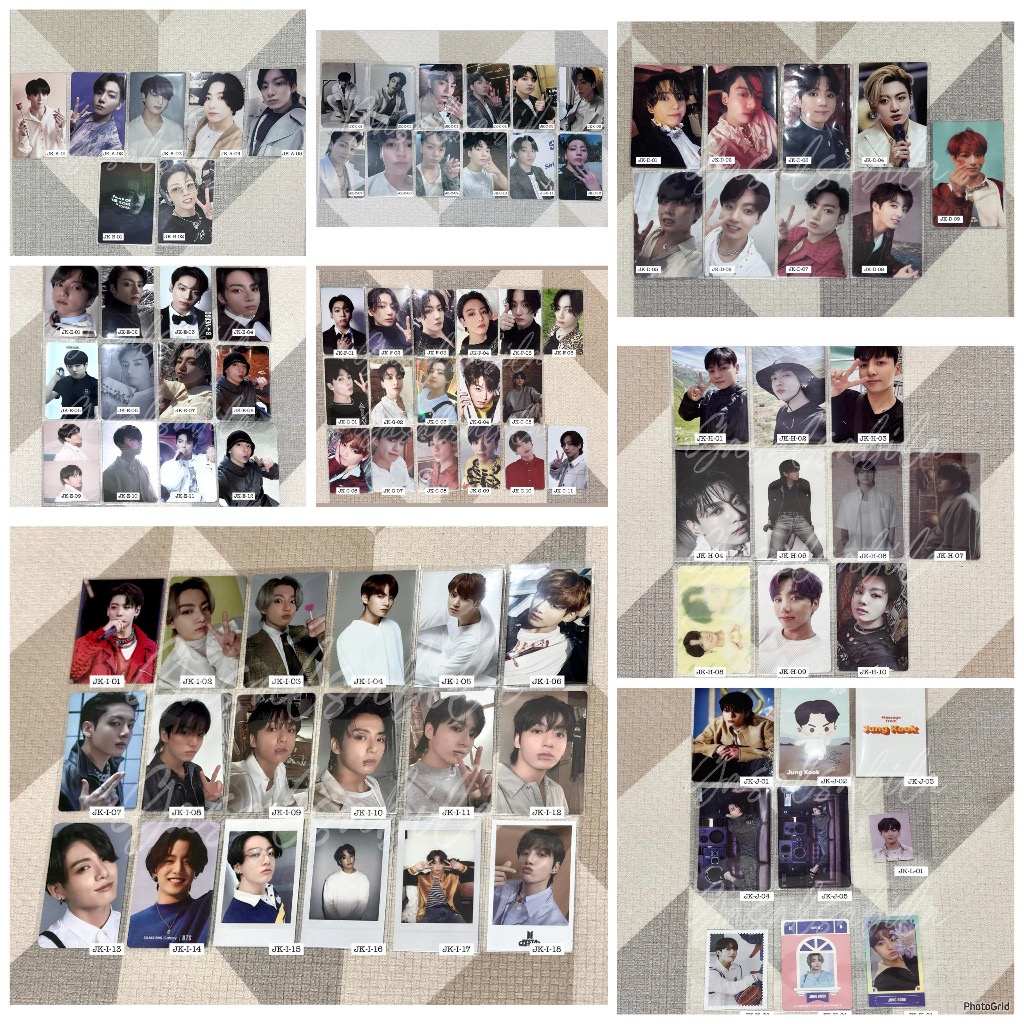 OFFICIAL PHOTOCARD PC BTS JK JEON JUNGKOOK