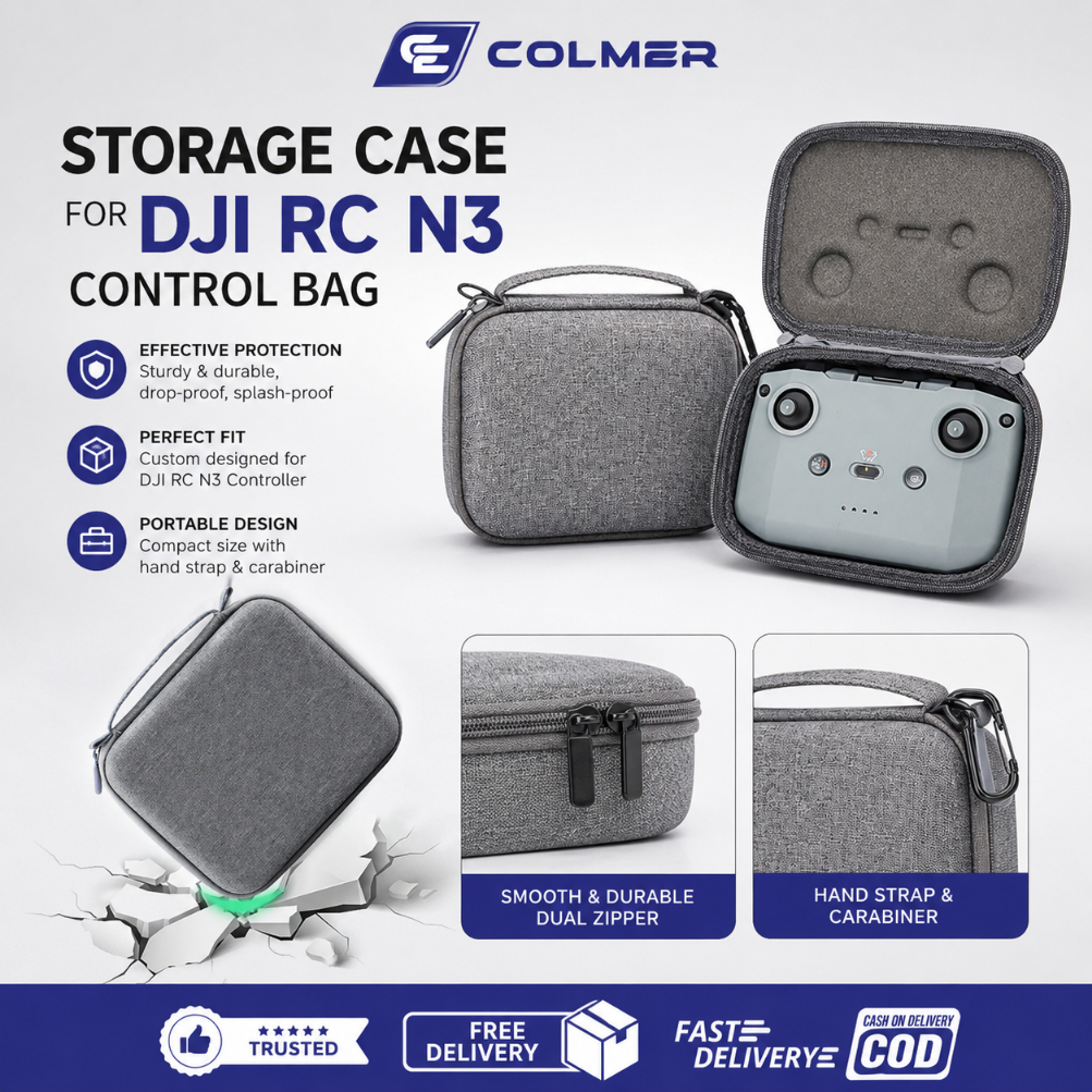 Colmer Tas Remote DJI RC N1 N2 N3 Waterproof Hard Case Storage Controller DJI Neo Air 2S Mini 2 3 4 