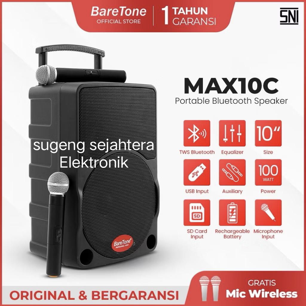 Portabel Baretone MAX 10 C Baretone MAX 10inch C orginal