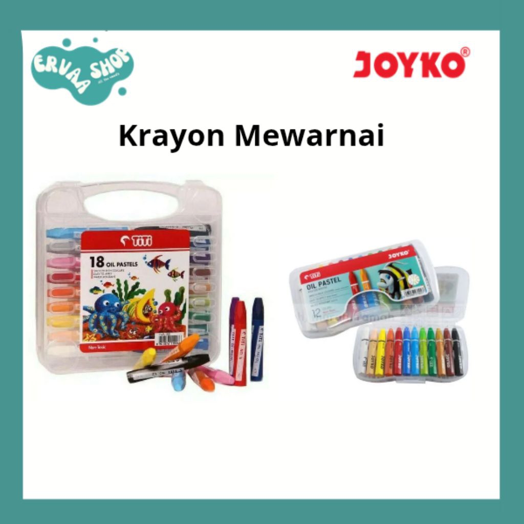 Krayon mewarnai JOYKO [Besar isi 18] [Kecil isi 12]