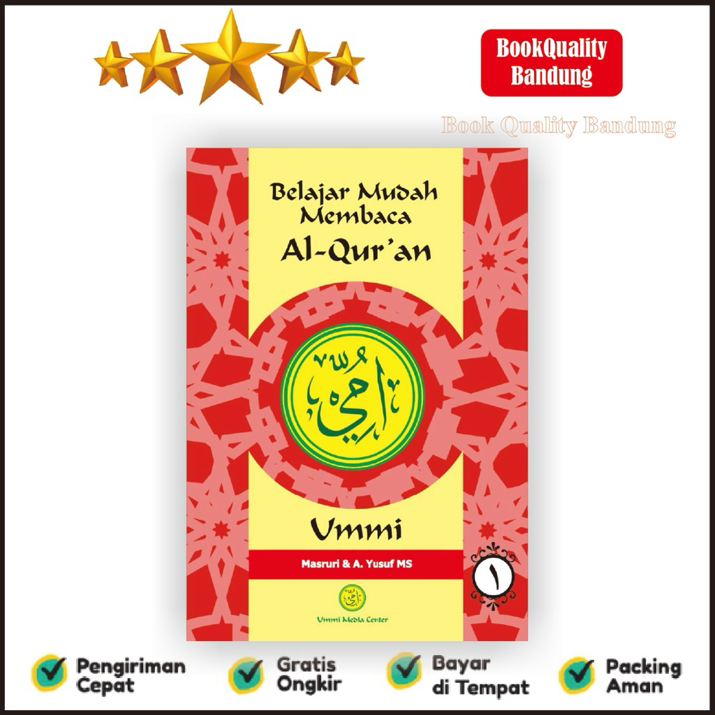 Buku cara cepat Membaca alquran Metode ummi Jilid 1