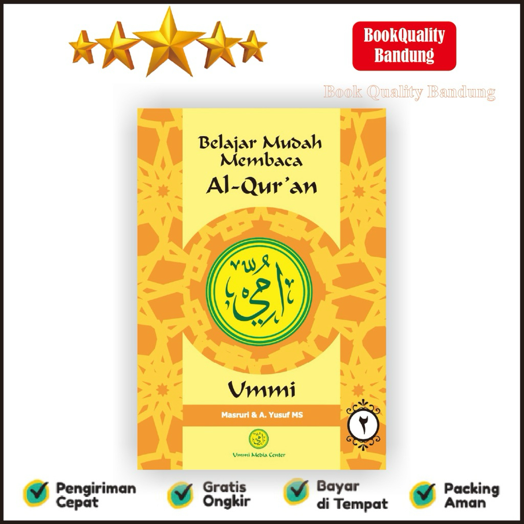 Buku cara cepat Membaca alquran Metode ummi Jilid 2