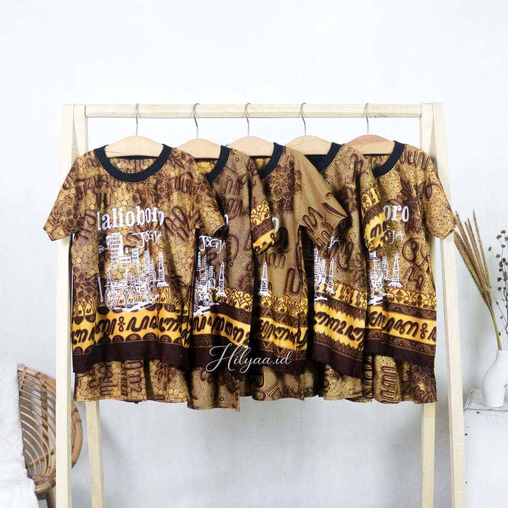 Baju anak malioboro aksara jawa unisex