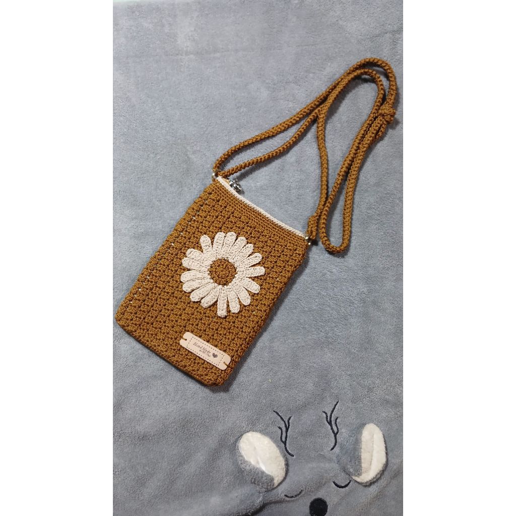 TAS HP RAJUT || SLING BAG RAJUT DAISY