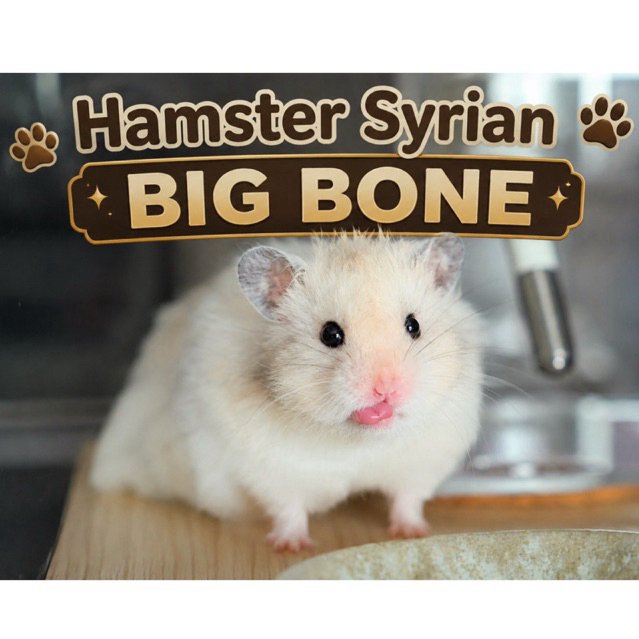 [Instant Prioritas] Hamster BIG BONE Syrian jinak